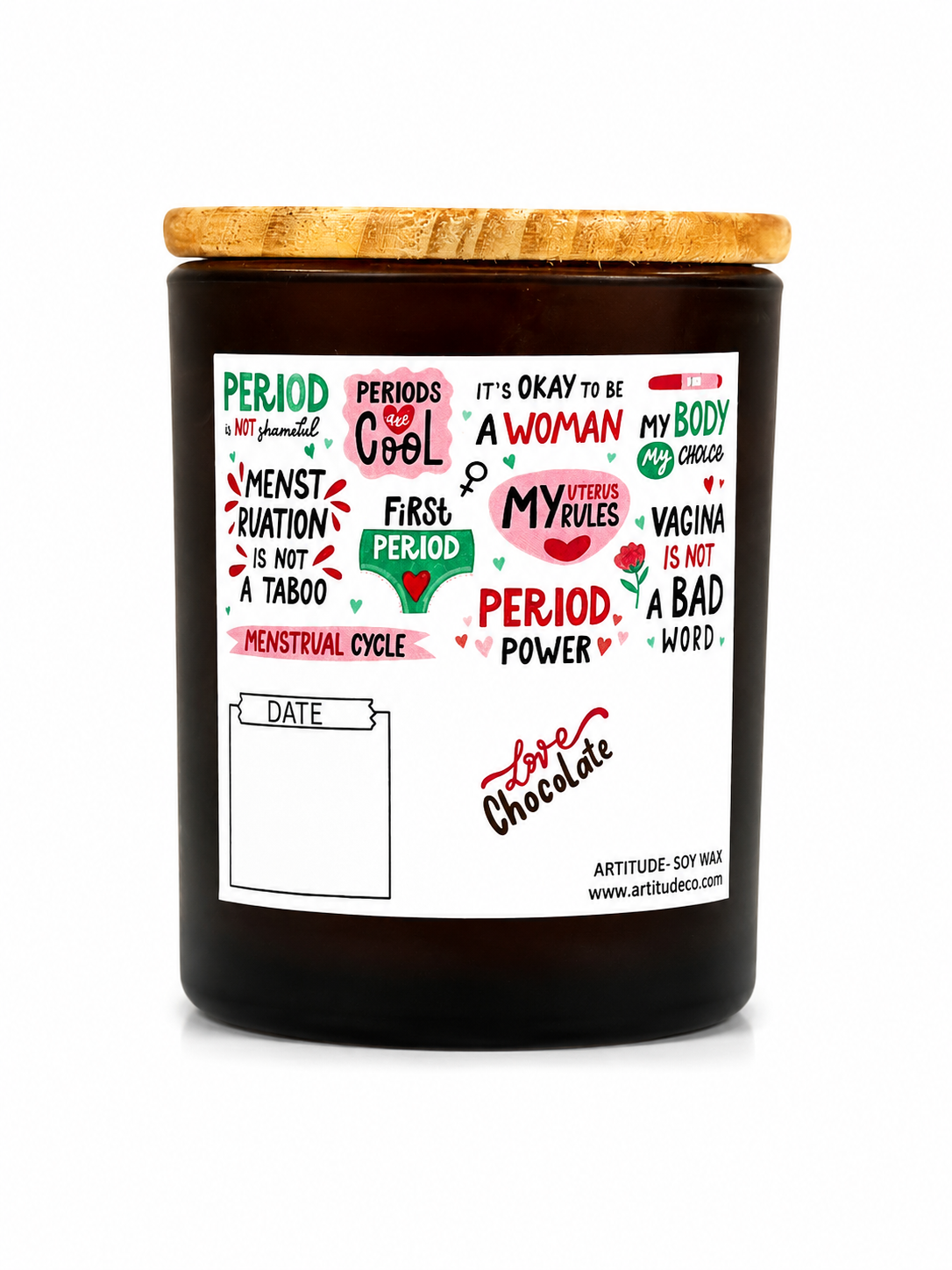 Period Power – Chocolate Scented Soy Candle