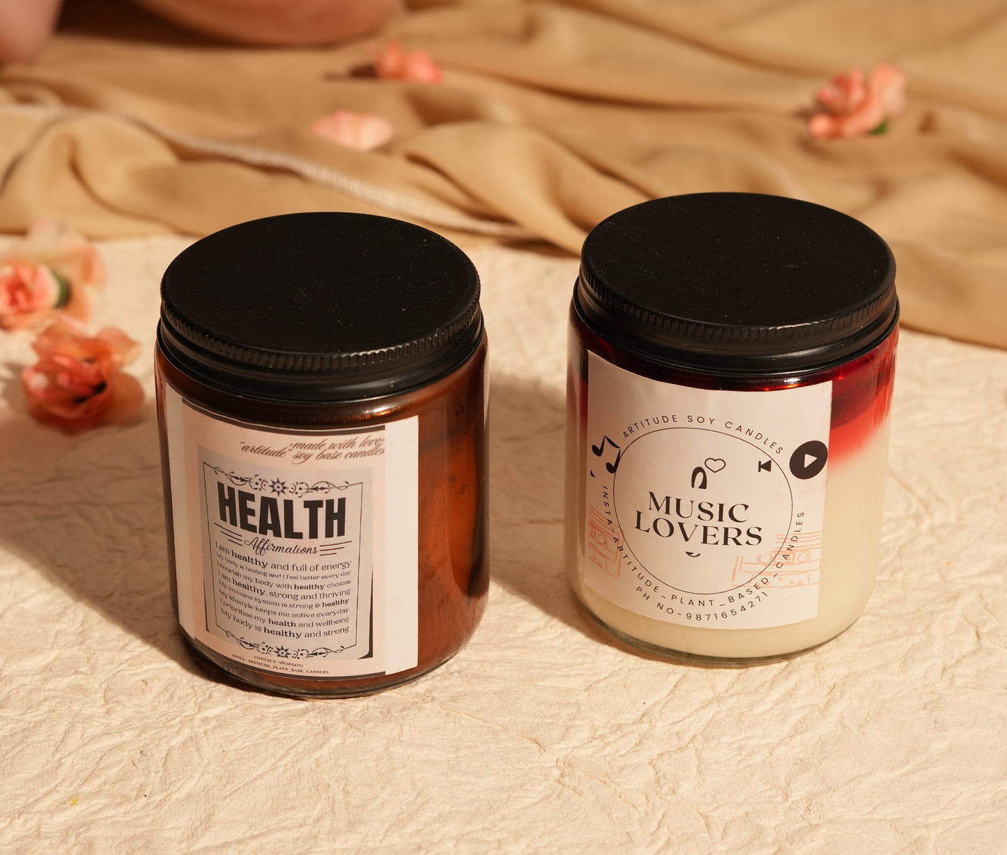 Amber Glow & Crimson Serenade | Basic Collection