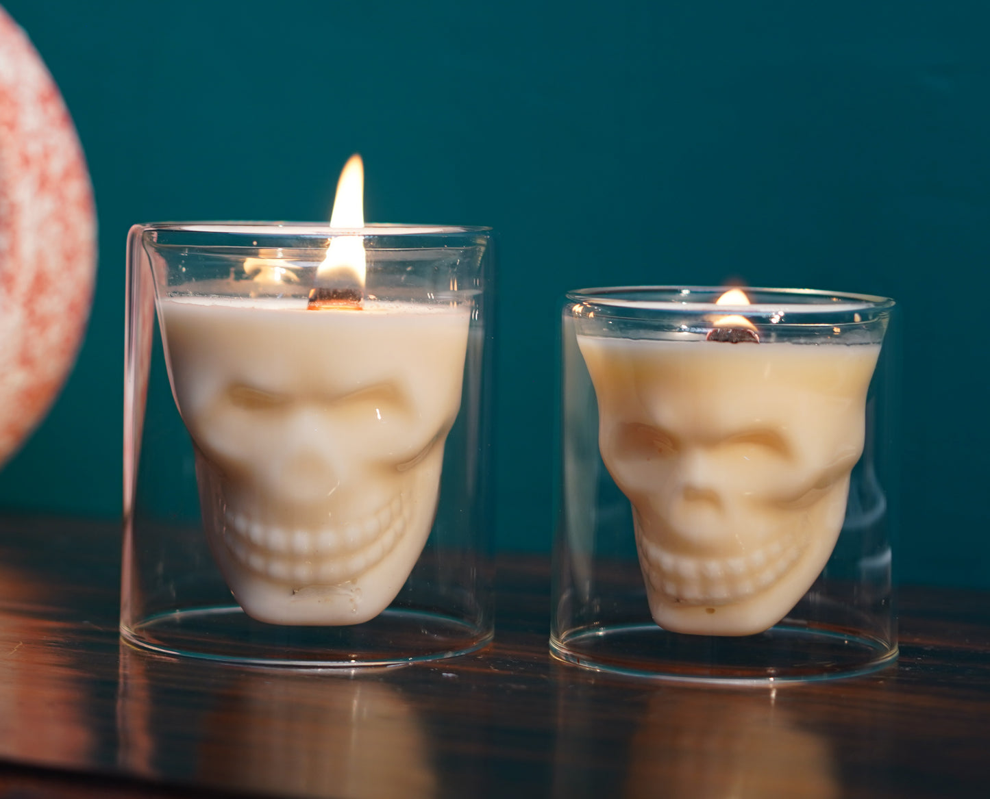 Ember Lumina Skull Candle