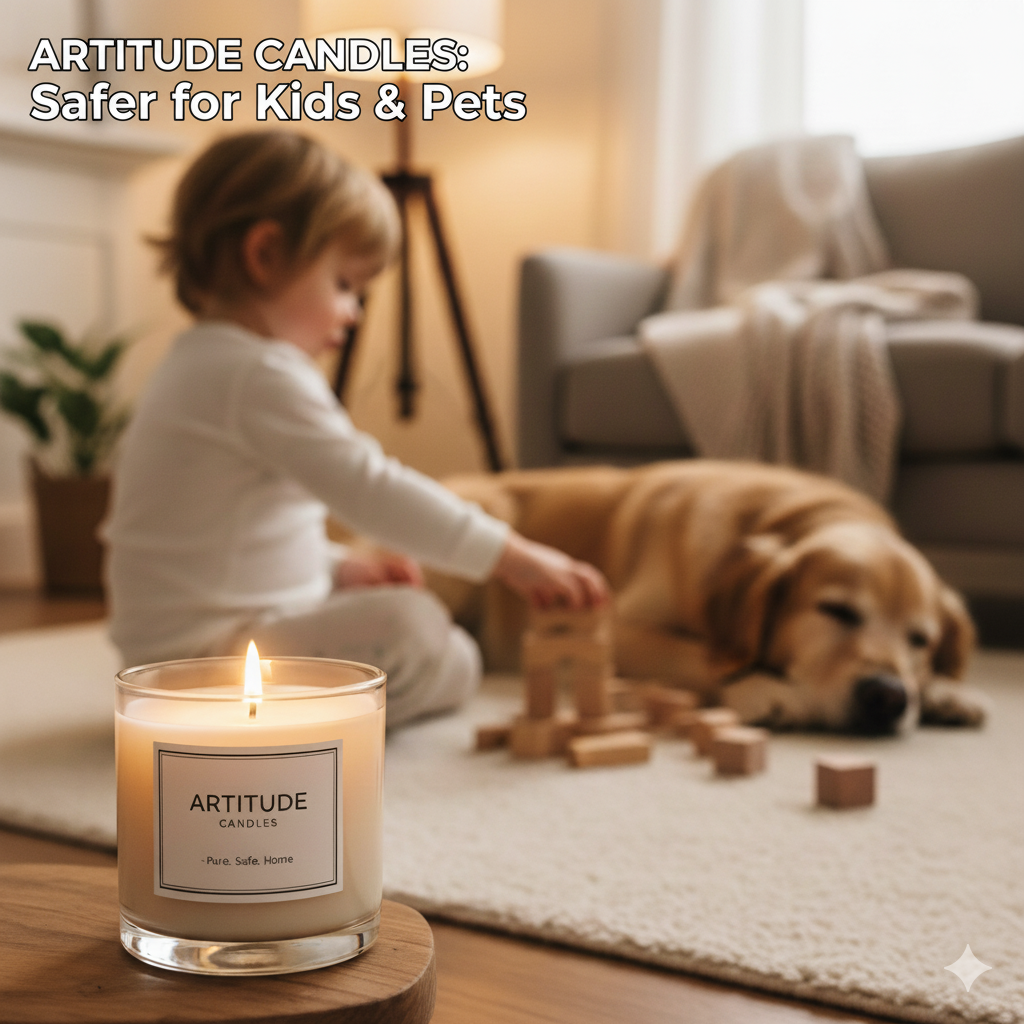 Why Artitude Candles Are the Safer Choice for Homes with Kids & Pets
