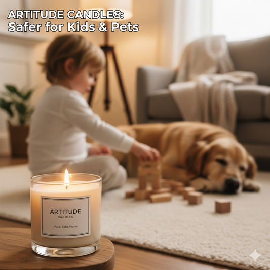 Why Artitude Candles Are the Safer Choice for Homes with Kids & Pets