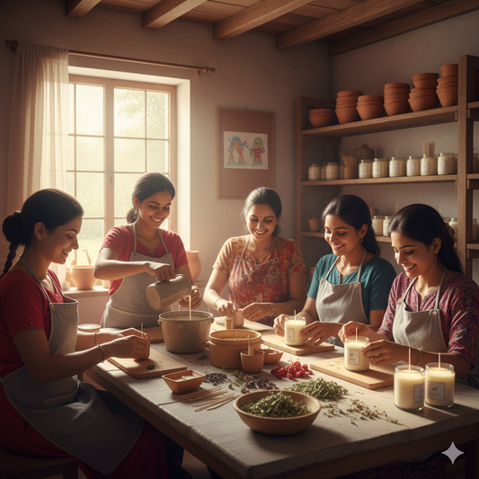 Lighting Up Lives: How Artitude Empowers Women, One Candle at a Time