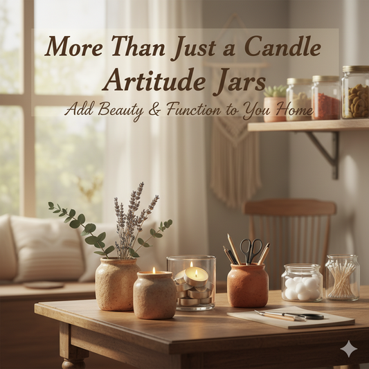 More Than Just a Candle: How Artitude Jars Add Beauty & Function to Your Home