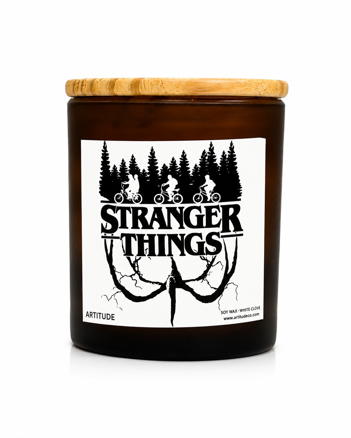 Stranger Things – White Oudh Soy Candle  Description