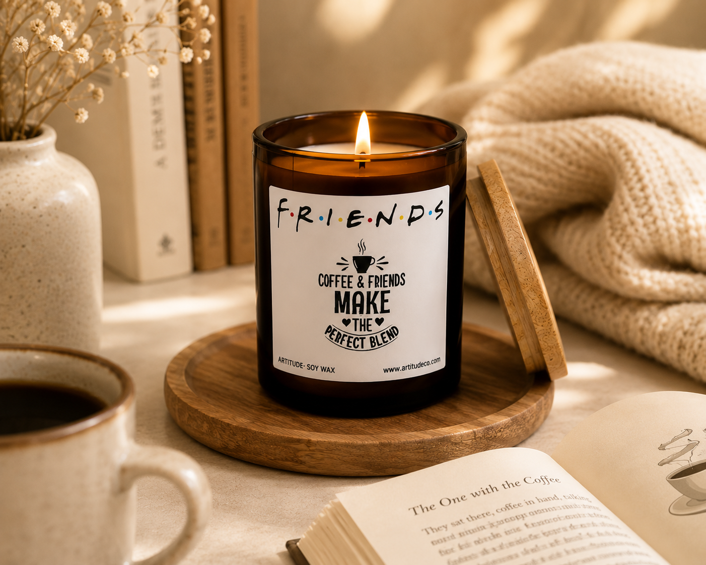 Friends – Coffee & Friends Soy Candle