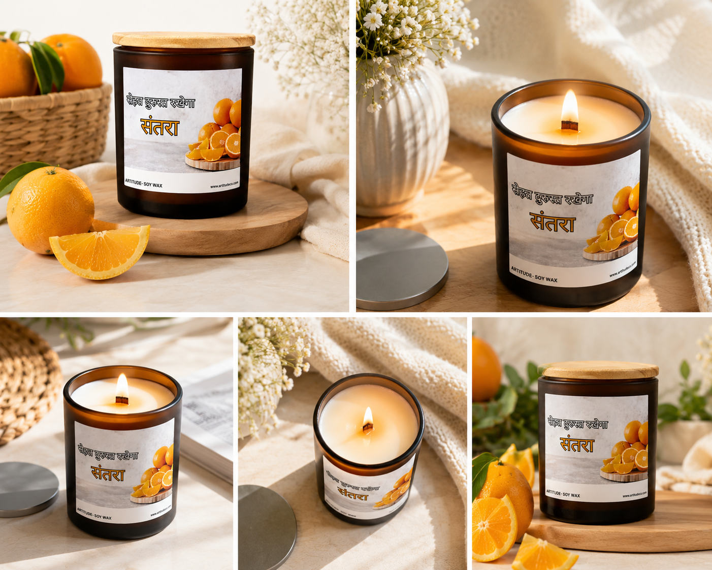 Santra – Orange Soy Candle