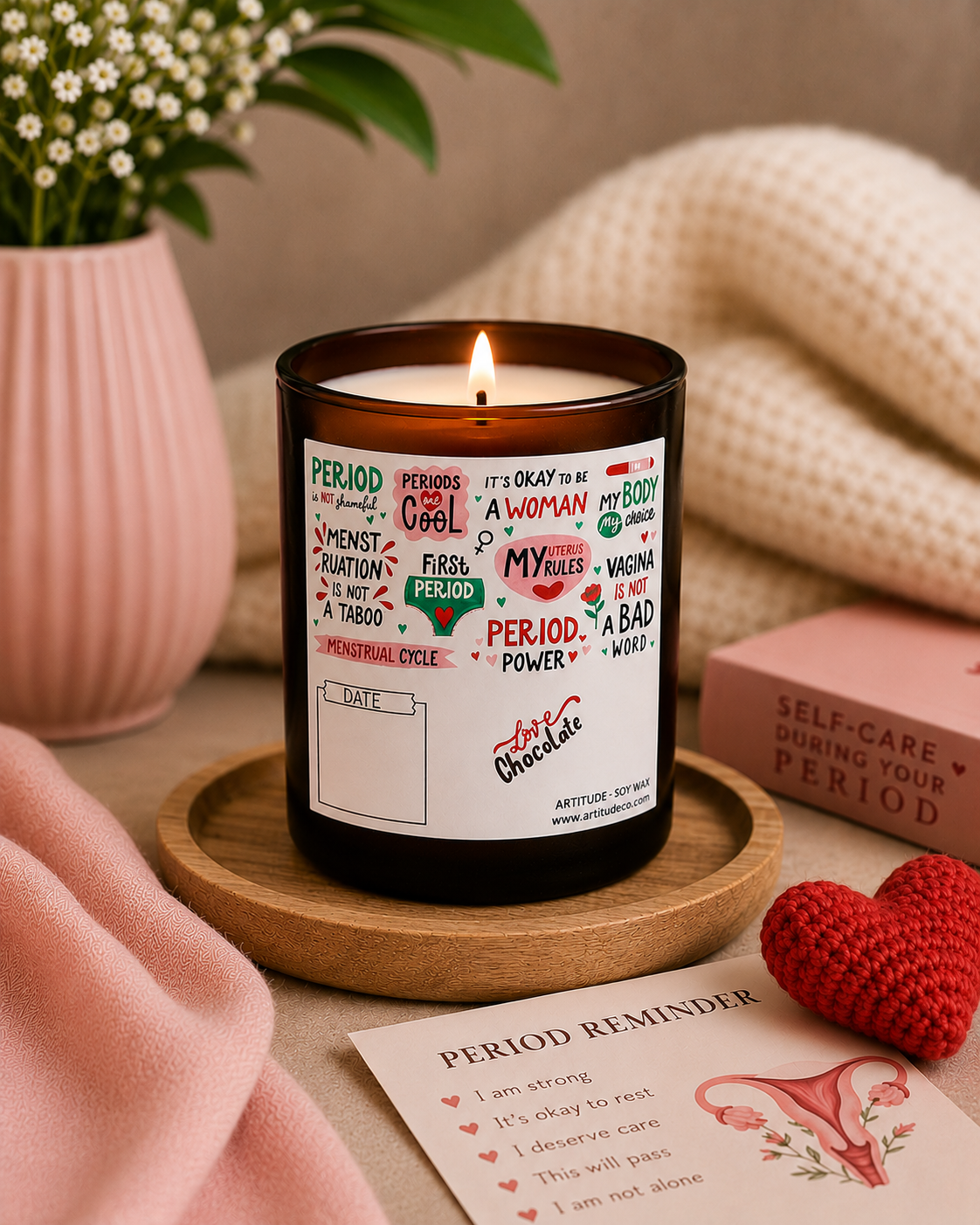 Period Power – Chocolate Scented Soy Candle