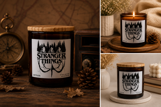 Stranger Things – White Oudh Soy Candle  Description