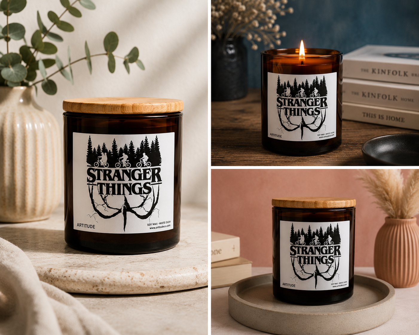 Stranger Things – White Oudh Soy Candle  Description