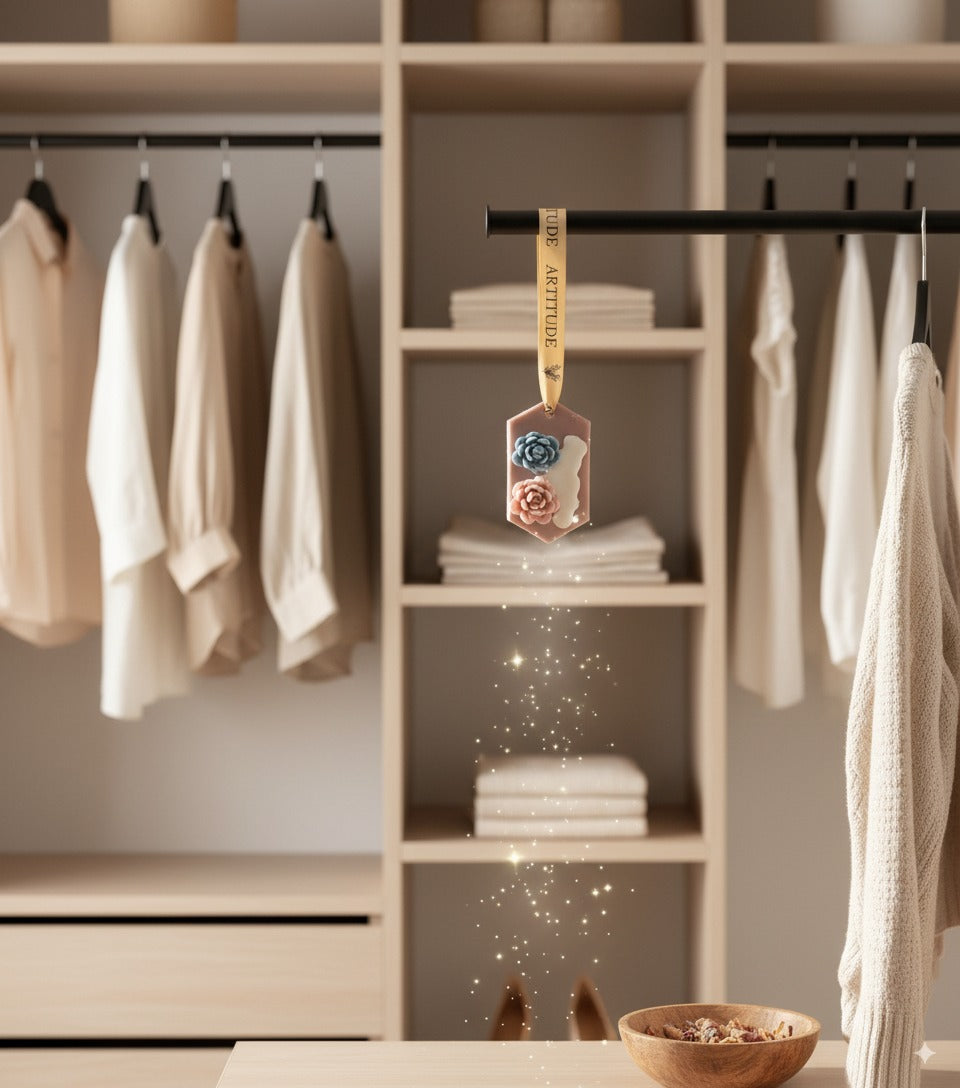 The Essence of Purity: Citronella Organic Soy Wax Wardrobe Fresheners