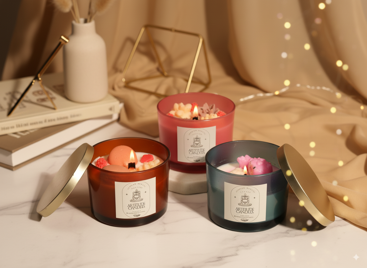 TUB JAR, WOODEN WICK, SOY WAX