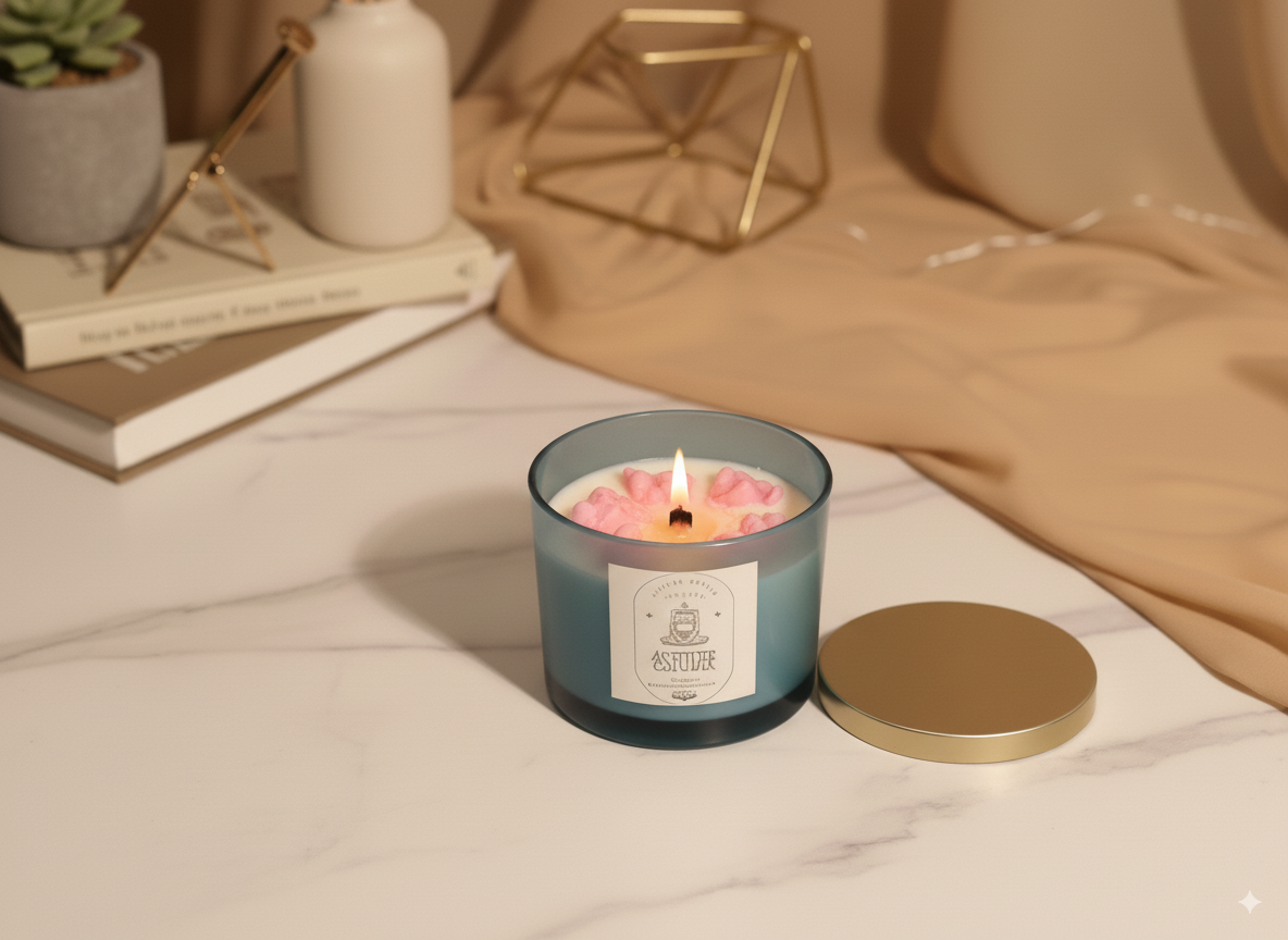 TUB JAR, WOODEN WICK, SOY WAX