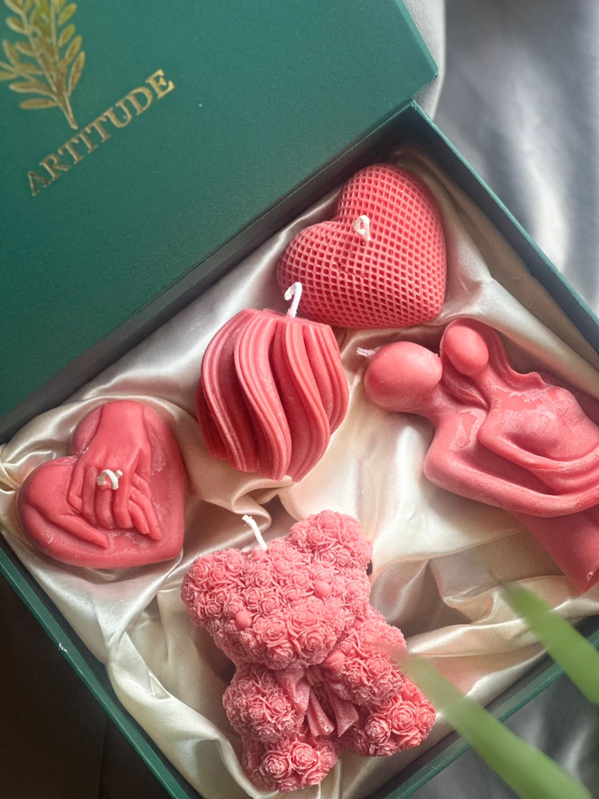 Vanilla Love Story – Handcrafted Soy Candle VALENTINE Gift Set