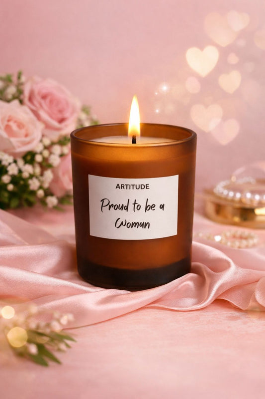 Proud to Be a Woman – Lavender Soy Wax Candle | Women’s Day Special Gift
