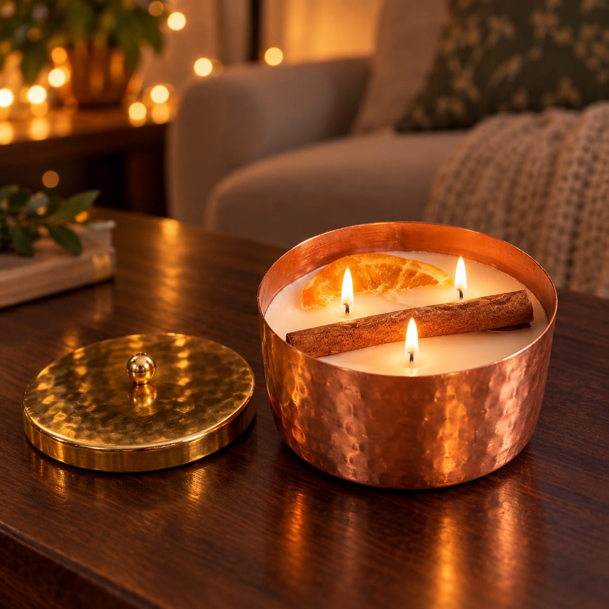 Golden Bowl Spice Candle