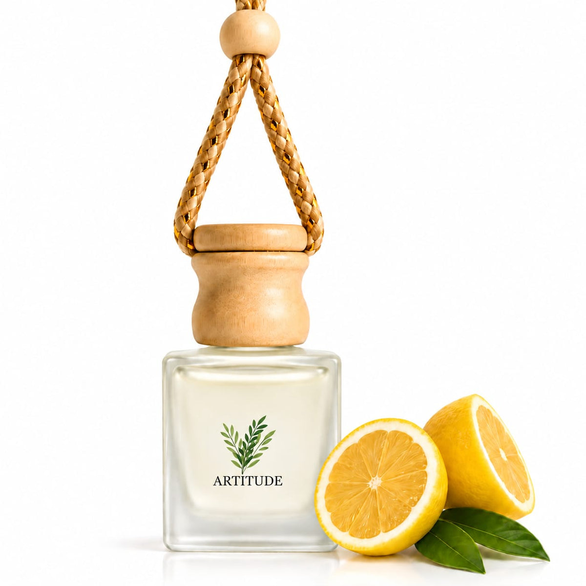 ARTITUDE Premium Essential Oil Car Hanging Diffuser – Lemon | Pure Nature, Fresh Journeys | 10 ml