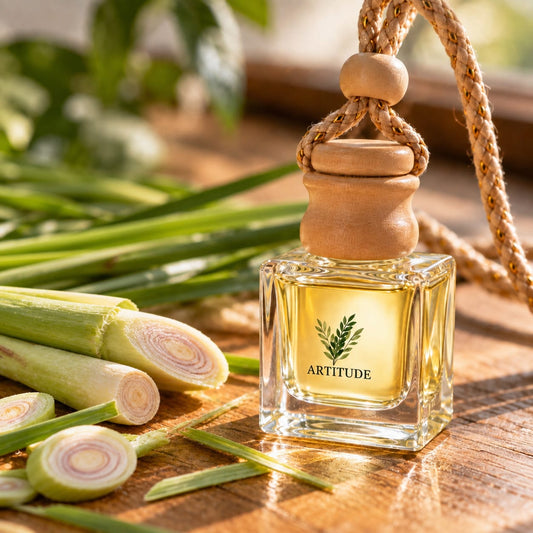 ARTITUDE Premium Essential Oil Car Hanging Diffuser – Lemongrass | Pure Nature, Fresh Journeys | 10 ml