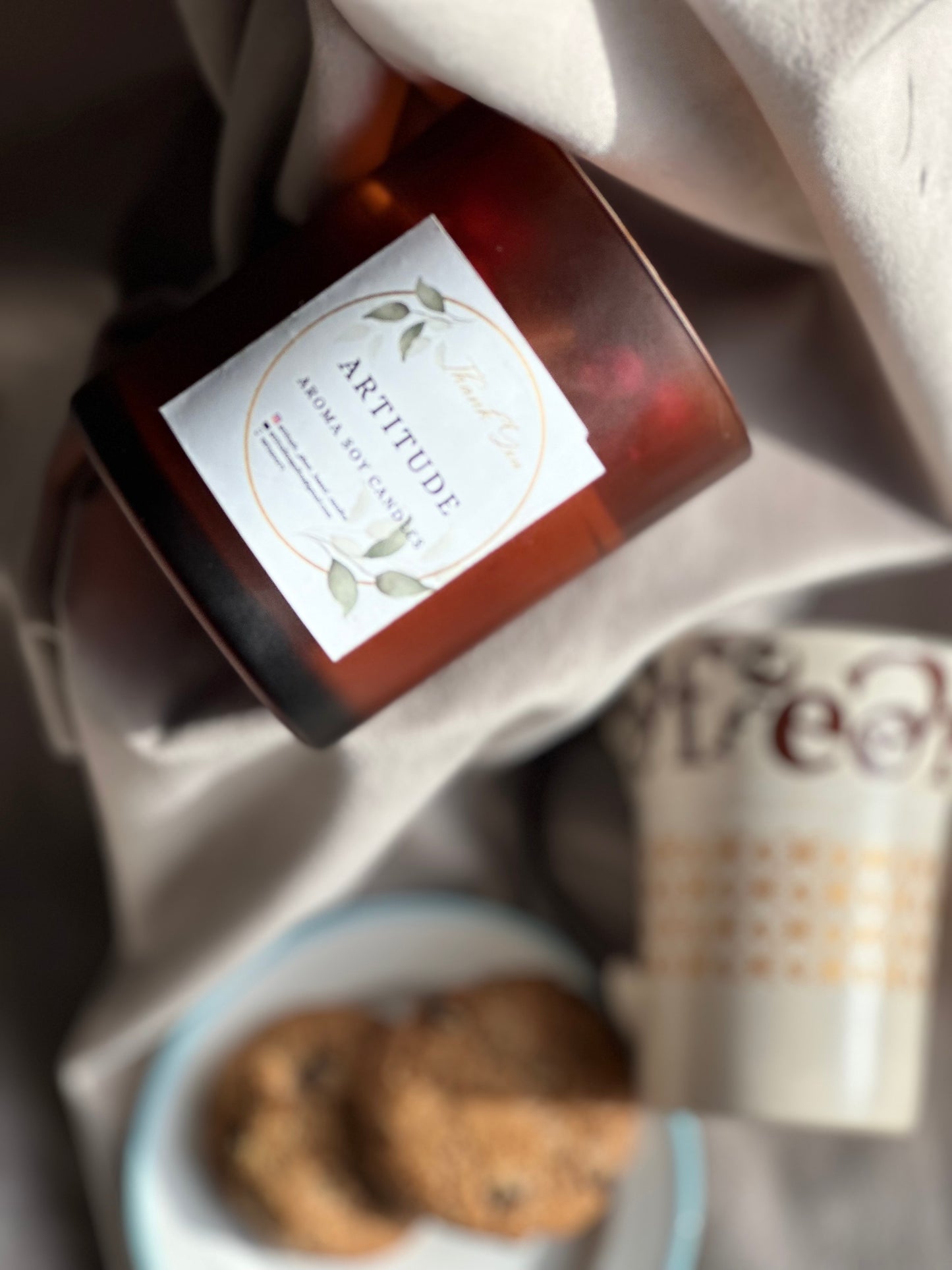 "Radiant Aura" Crystal Therapy Candle by Artitude